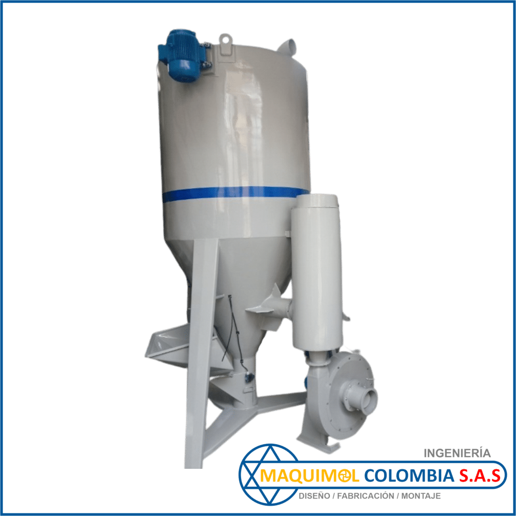 Mezclador Vertical 1000kg — Intecplast