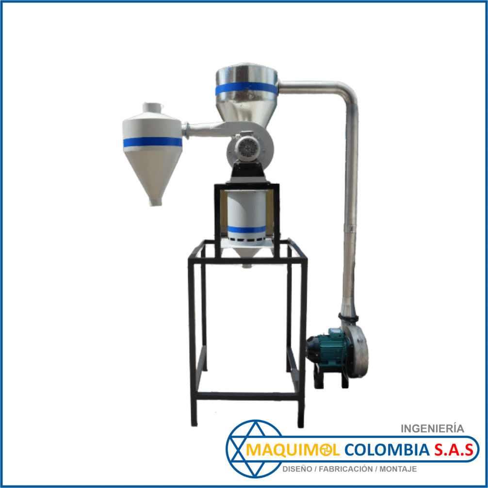 Separador de Finos 1000kg/h — Suraplast